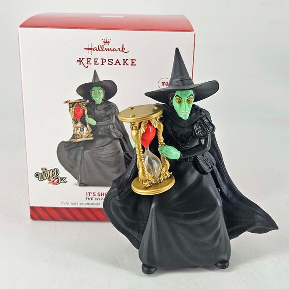 The Wizard of Oz It’s Shoe Time Hallmark Keepsake Magic Sound Wicked Witch New - Picture 1 of 4